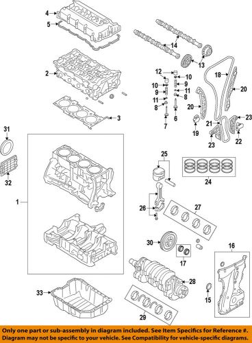 Kia oem 06-15 optima-engine oil pan 215102g500