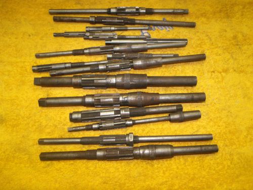 Cleveland quick-set adjustable hand reamers 16 pc. set 7/16 to 1-1/8 carbide