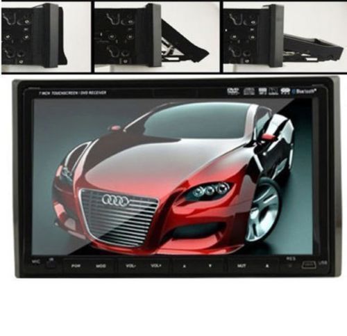 Double 2 din 7&#034; hd in dash units lcd touchscreen car stereo dvd cd mp3 player fm