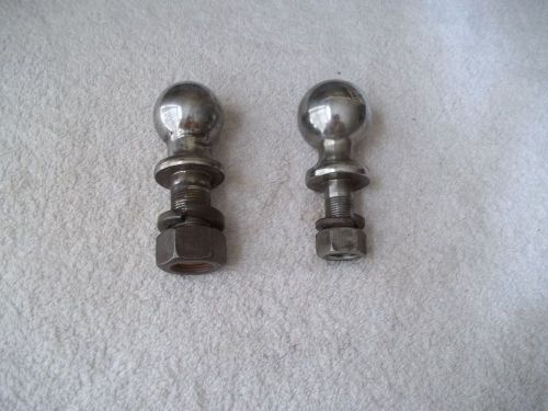 Vintage trailer hitch balls valley 2&#034;  reese 1 7/8&#034;