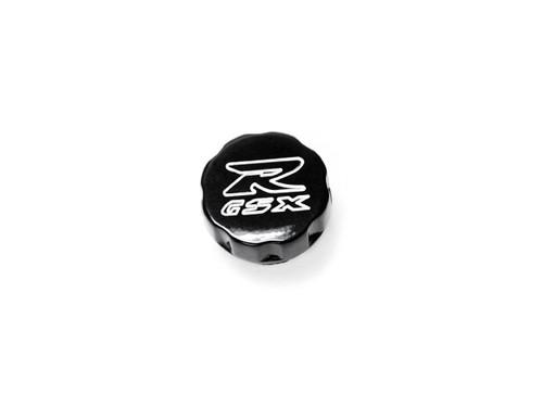 2001-2012 suzuki gsxr 1000 black billet fluid reservoir cap logo engraved gsx-r