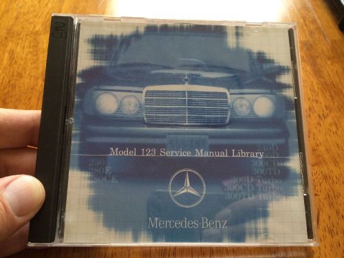 Mercedes 123 service manual library (cd-rom 2 disk set)