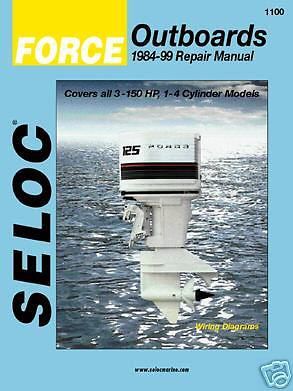 Seloc repair manual force outboards 1984-1999 all model