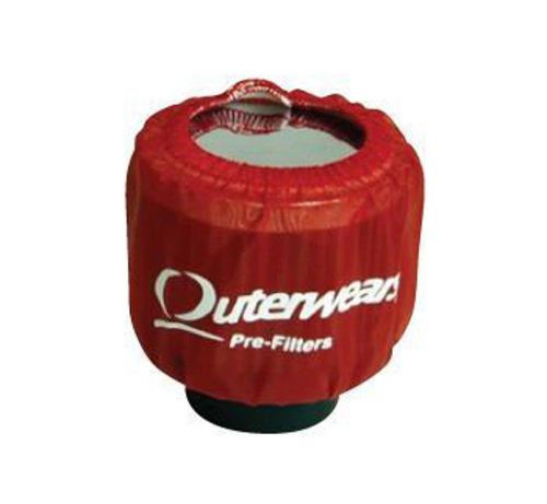 Outerwear red shielded breather pre filter dirt racing ump imca outer wear