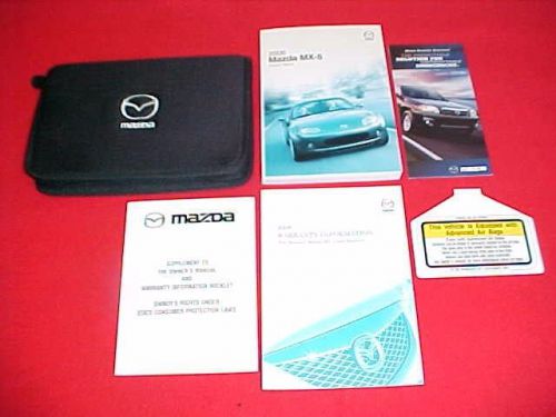 2006 mazda mx-5 mx5 original owners manual service guide book kit oem 06 + case