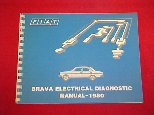 1980 fiat brava electrical diagnostic service shop manual 80