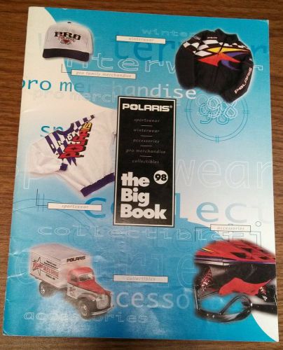 Nos 1998 polaris snowmobiles sportswear accessories catalog brochure merchandise