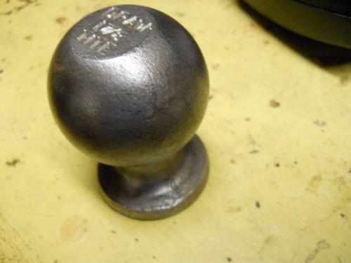 Trailer hitch ball flat bottom 1 7/8 with cover