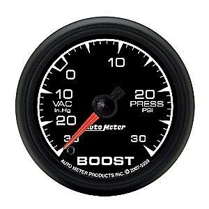 Auto meter 5959 es series gauge 2-1/16&#034; boost/vacuum full sweep electric