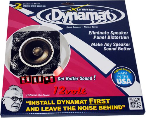 Dynamat 10415 xtreme speaker kit (2) 10&#034; x 10&#034; sheets 1.4 ft² total coverage