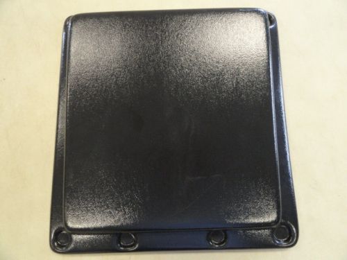 Helm seat base black plastic 15-1/2&#034; x 14-1/2&#034; marine boat