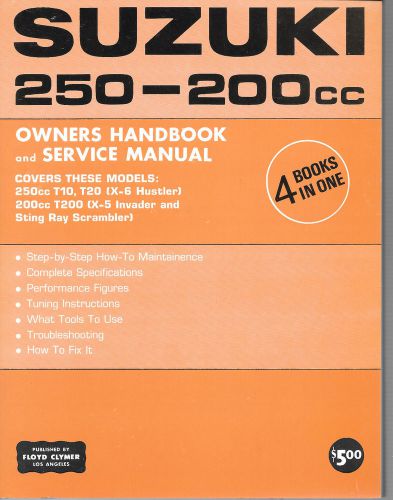 Tunning suzukie 250-200 cc manual , t10, t20 x-6 hustler t200 x-5 invader
