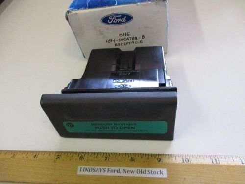 Ford 1995/1996 mercury mystique &#034;receptacle&#034; ash, console, nos free shipping nos