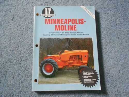 1990 i&amp;t intertec mm201 minneapolis-moline tractor service shop manual 33 models
