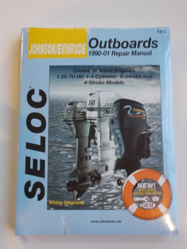 Johnson outboard service repair manual 1990 to 2001 1.25 to 70hp seloc 1312