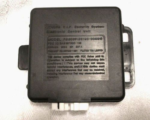 97-00 toyota rs3000 security system electronic control unit rs 3000 ecu computer