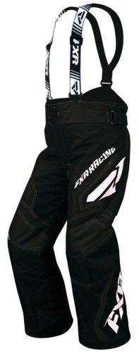 Fxr youth &amp; child black le race snowmobile youth &amp; child helix pants snocross