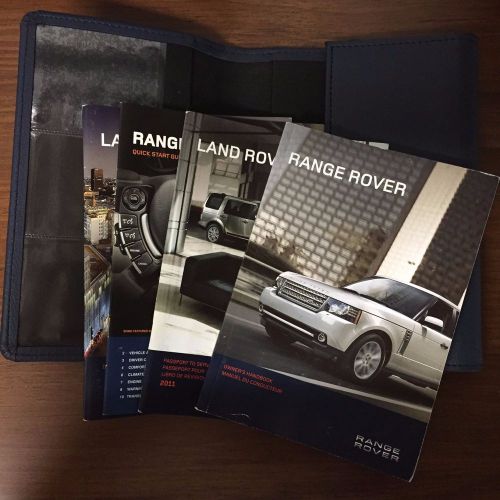 2011 range rover full size owners manual set with case land rover oem