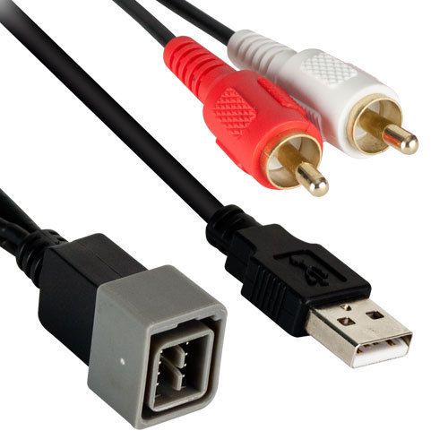 Axxess ax nisusb-1 nissan retrofit usb adapter cable connector plug from 2011