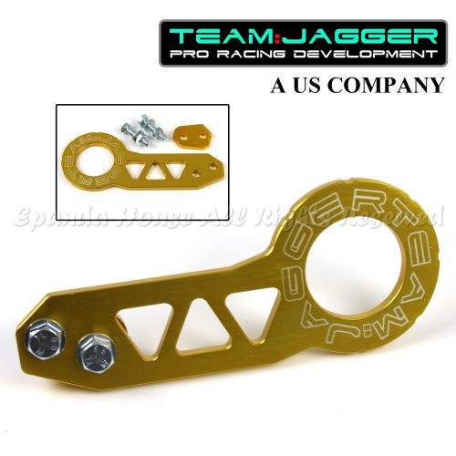 For scion subaru! bolt on jdm gear style!us track use billet gold rear tow hook