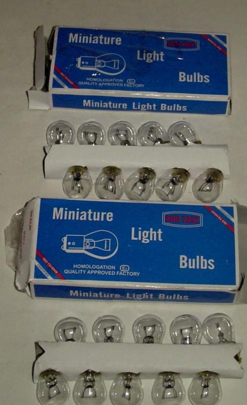 New~ lot of 20 auto lamps/light bulbs~miniature~ 2 sizes--see description