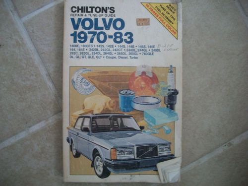 Volvo - car repair manual - 1970-83 chilton 7040 coupe, diesel, turbo
