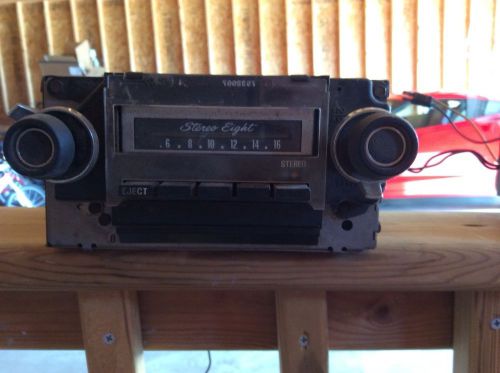 Gm eight sonomatic am 8 track car radio delco buick olds pontiac chevy