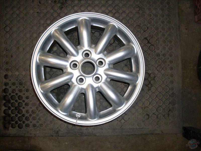 (1) wheel s type 453893 00 01 02 03 alloy 85 percent less ctr cap
