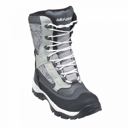 Ladies&#039; ski-doo rebel boots charcoal grey size 10