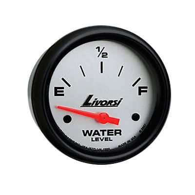 Livorsi electric automotive water level gauge platinum/black 2 5/8&#034;