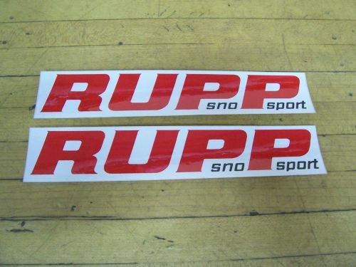 Nos vintage original rupp sno sport snowmobile stickers