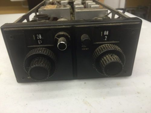 Vintage narco mk12a mk.12 a aircraft radio nav/com 14 volt vacuum tube circuitry