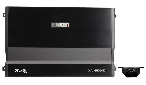 Mb quart xa1-1500.1d 1500w rms x-line series mono class d car audio amplifier
