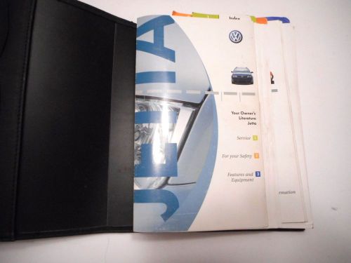 2003 vw volkswagen jetta 03 owners manual info guides service binder cover oem