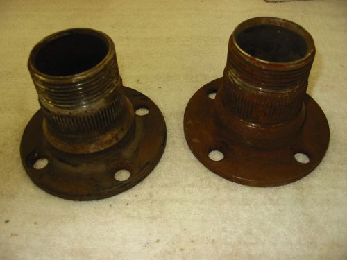 Good used pair of wire wheel adaptor hubs for triumph spitfires good splines!