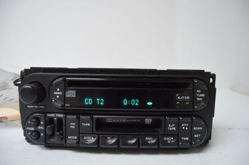 02 03 04 05 06 07 chrysler dodge jeep radio am fm cassette cd tested f39#008