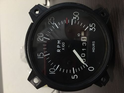Aircraft recording tachometer 0 - 3,500 rpm