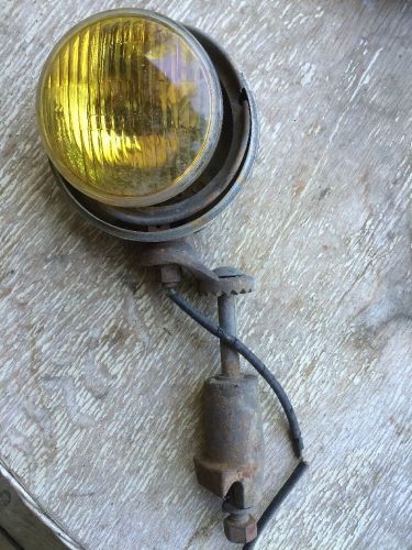 Vintage cop car spotlight car auto head spot search light yellow rat rod