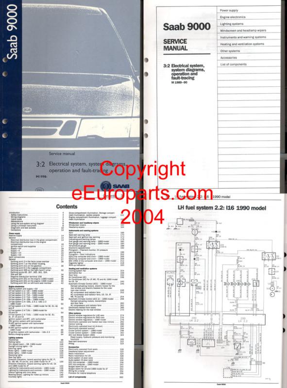 New service manual (9000 electrical systems & wiring diagrams) 0341081