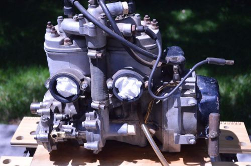 Kawasaki vintage snowmobile factory 440 lc race engine serial # x-108-440 (1)