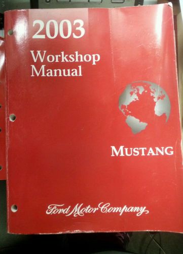 2003 ford mustang workshop and wiring diagram manuals