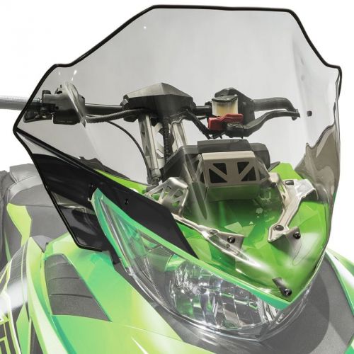 Arctic cat mid windshield clear tinted with black 2012-2017 zr f xf m - 7639-368