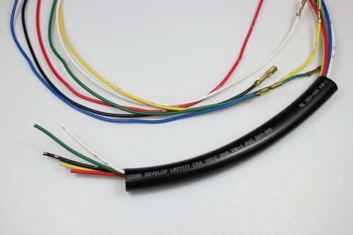 Pvc tubing wire conduit 11.0mm black 9.8ft roll harness wiring loom