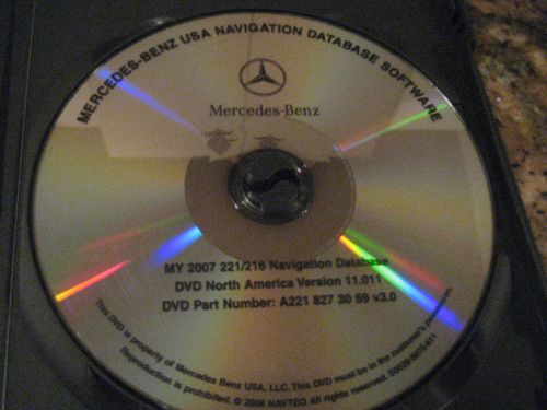 2007 mercedes benz navigation dvd database software 221/216  a221 827 30 59 v3.0