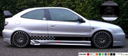 Sticker decal for citroen xsara vts light seat carbon spring clear xenon cover