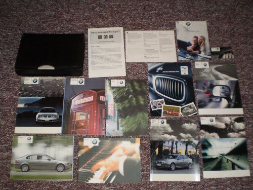 2005 bmw 3 series 320 325 330 i xi sedan car owners manual books guide case all