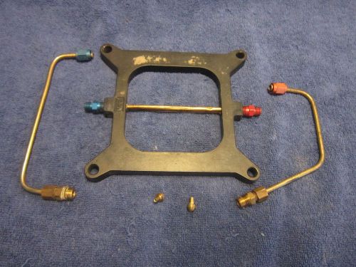 Nos big shot nitrous holley carb spray plate kit w/ 275 hp jets, nice