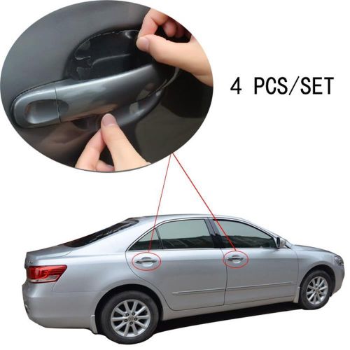 8pcs invisible clear truck cars door handle paint scratch protection films sheet