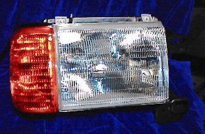 R headlight 1987-1991 ford bronco pickup 87 88 89 90 91