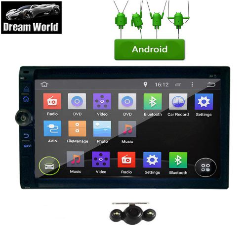 7 inch 2 din android 4.4.4 car dvd stereo gps navigation wifi 3g apps + free map